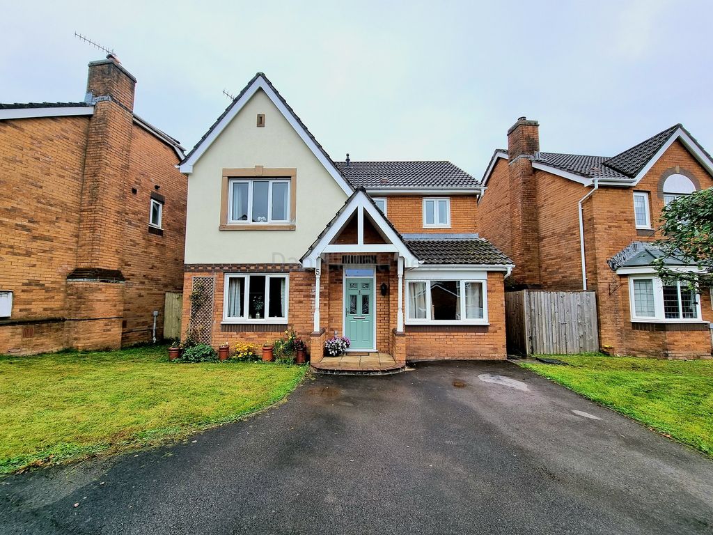 4 bed detached house for sale in Llys Y Ddraenog, Margam Village, Neath