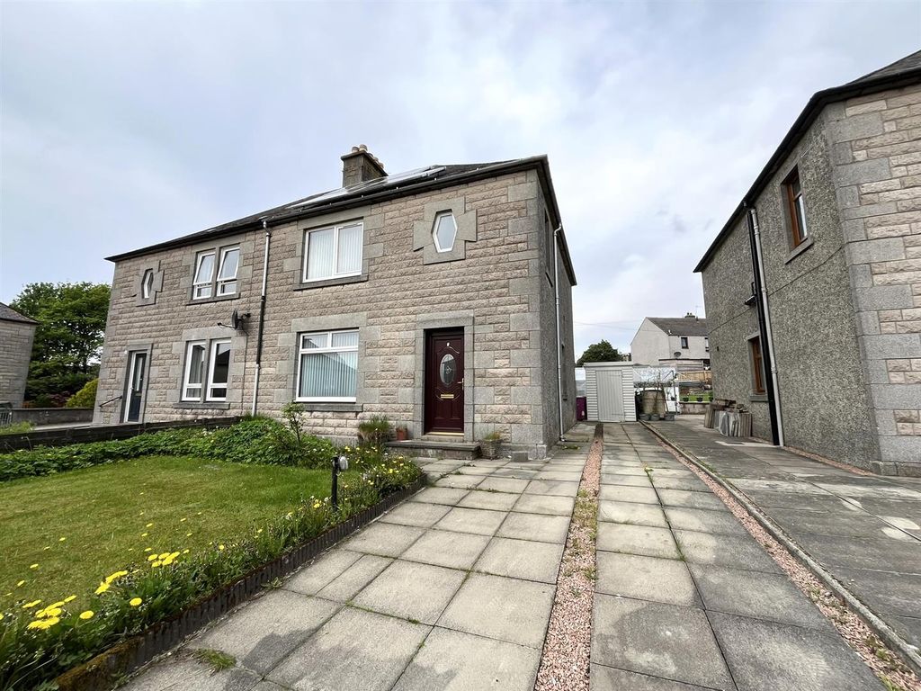 3 bed semidetached house for sale in Mount Crescent, Dufftown, Keith