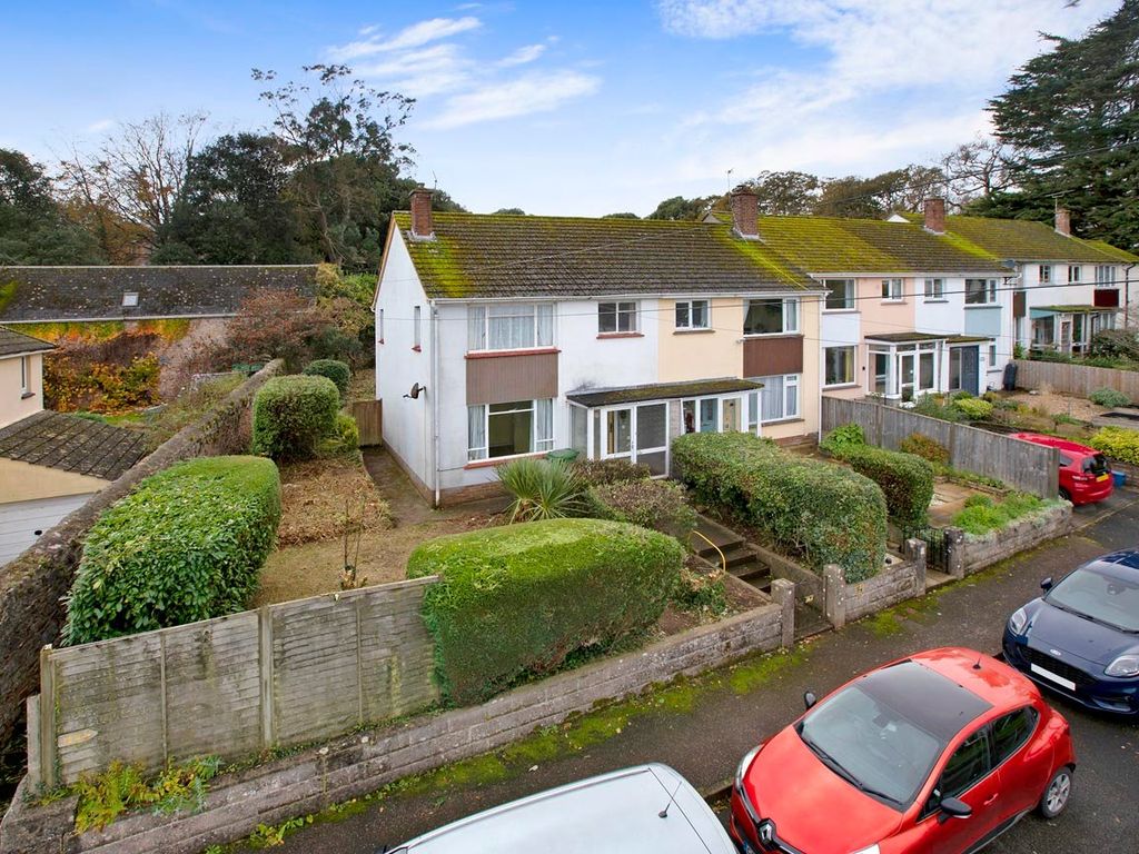 3 bed end terrace house for sale in Elm Grove Close, Dawlish EX7, £