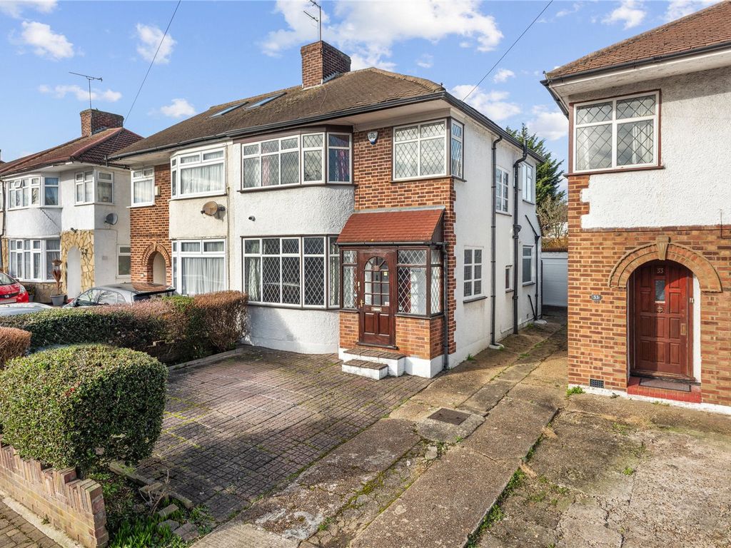 3 bed semidetached house for sale in Rocklands Drive, Stanmore HA7