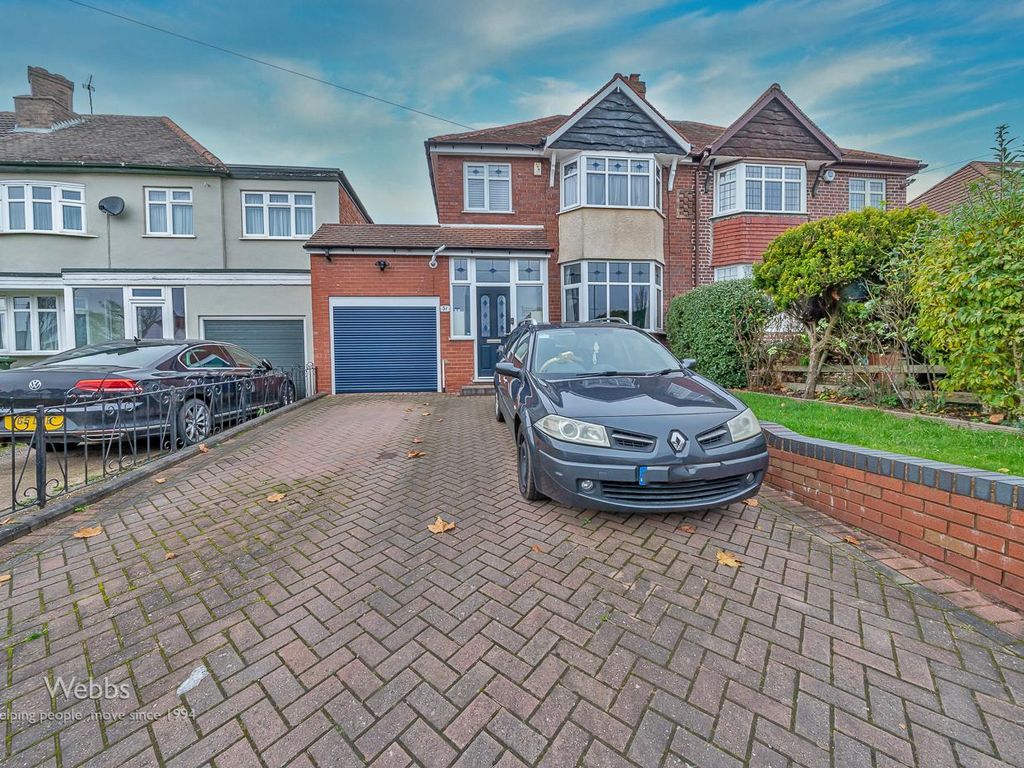 3 bed semidetached house for sale in Dartmouth Avenue, Walsall WS3, £