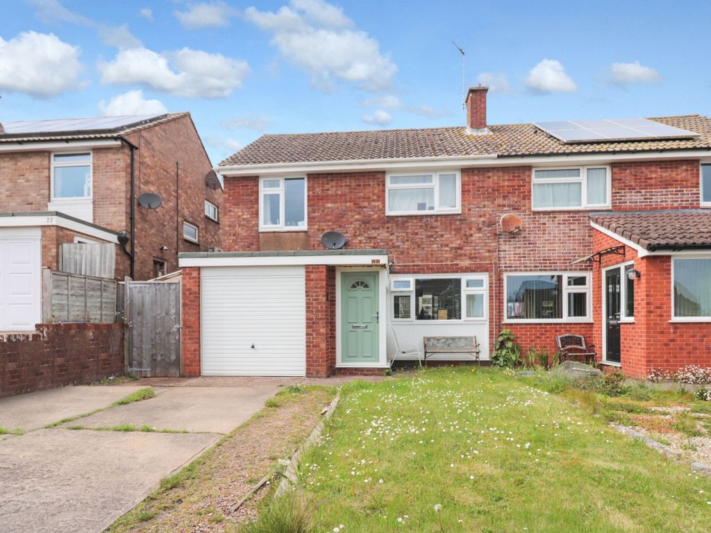 3 bed semidetached house for sale in Parkside Drive, Exmouth EX8, £