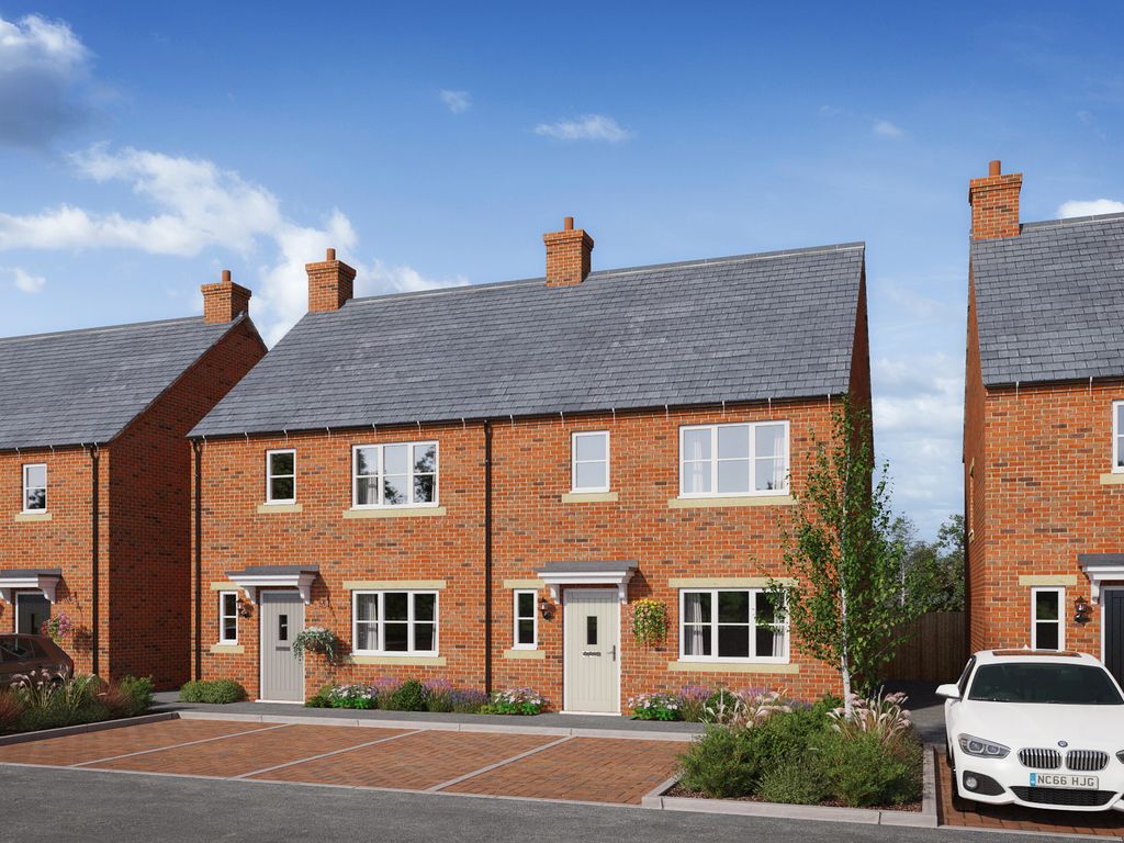 New home, 3 bed terraced house for sale in Brick Kiln Road, Raunds