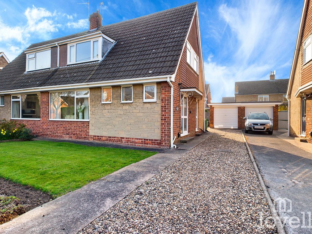3 bed semi-detached house for sale in woodstock close, cottingham, east riding of yorkshire hu16