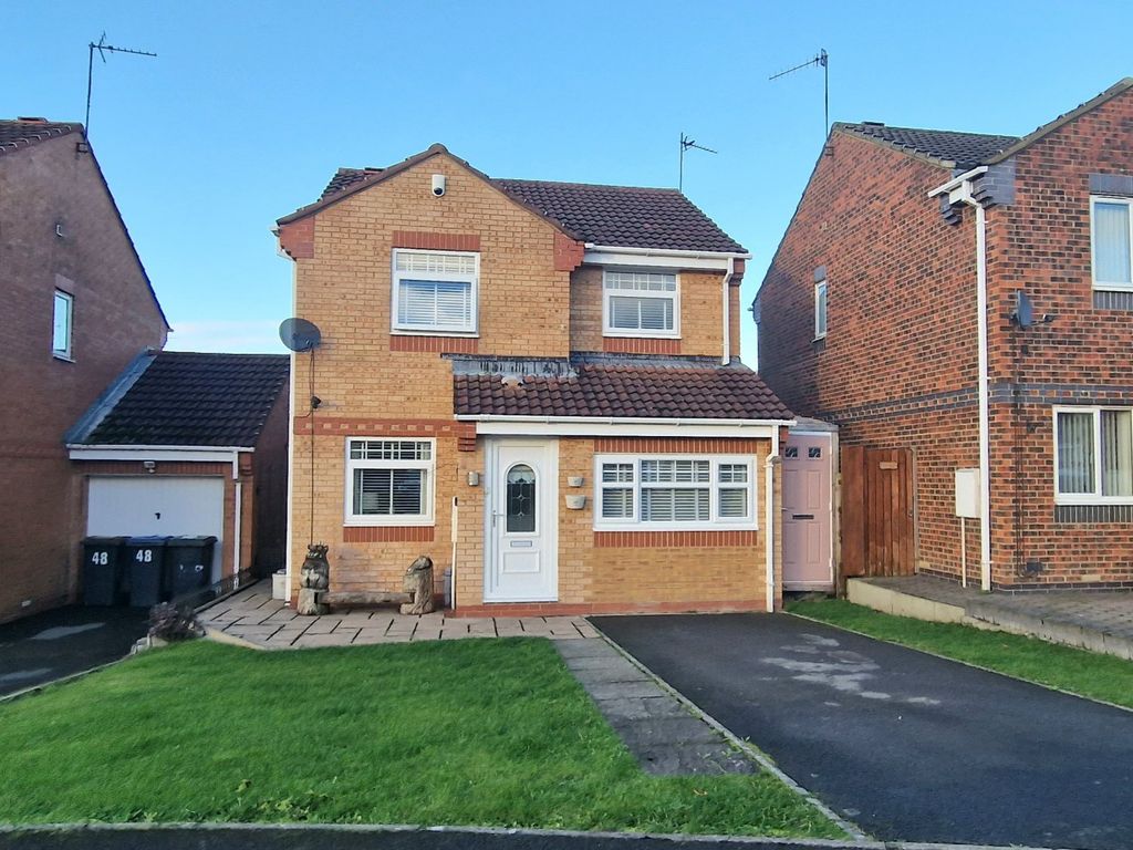 4 bed detached house for sale in Hallgarth, Derwent View, Consett DH8