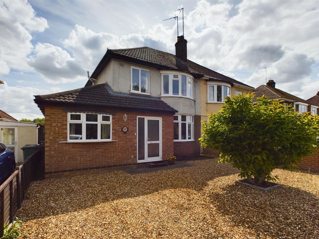 4 bed semidetached house for sale in Corby Road, Weldon, Corby NN17, £