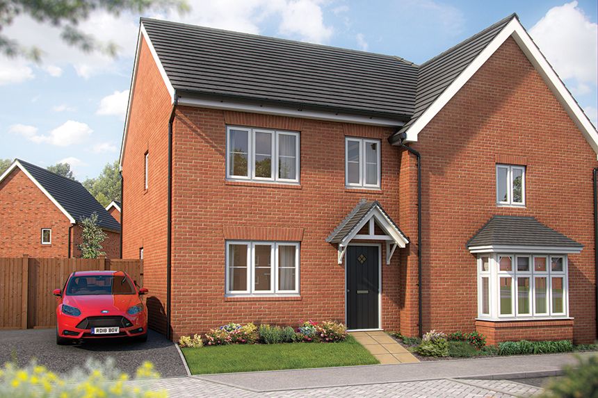 New home, 3 bed semidetached house for sale in "The Hazel" at Shorthorn Drive, Whitehouse