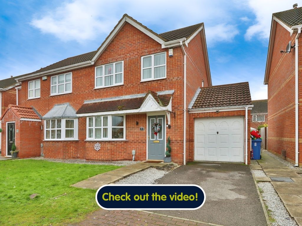 3 bed semidetached house for sale in Tennyson Court, Hedon, Hull HU12