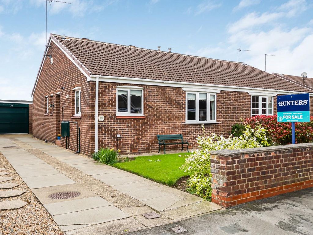 2 bed semidetached bungalow for sale in Brereton Close, Beverley HU17