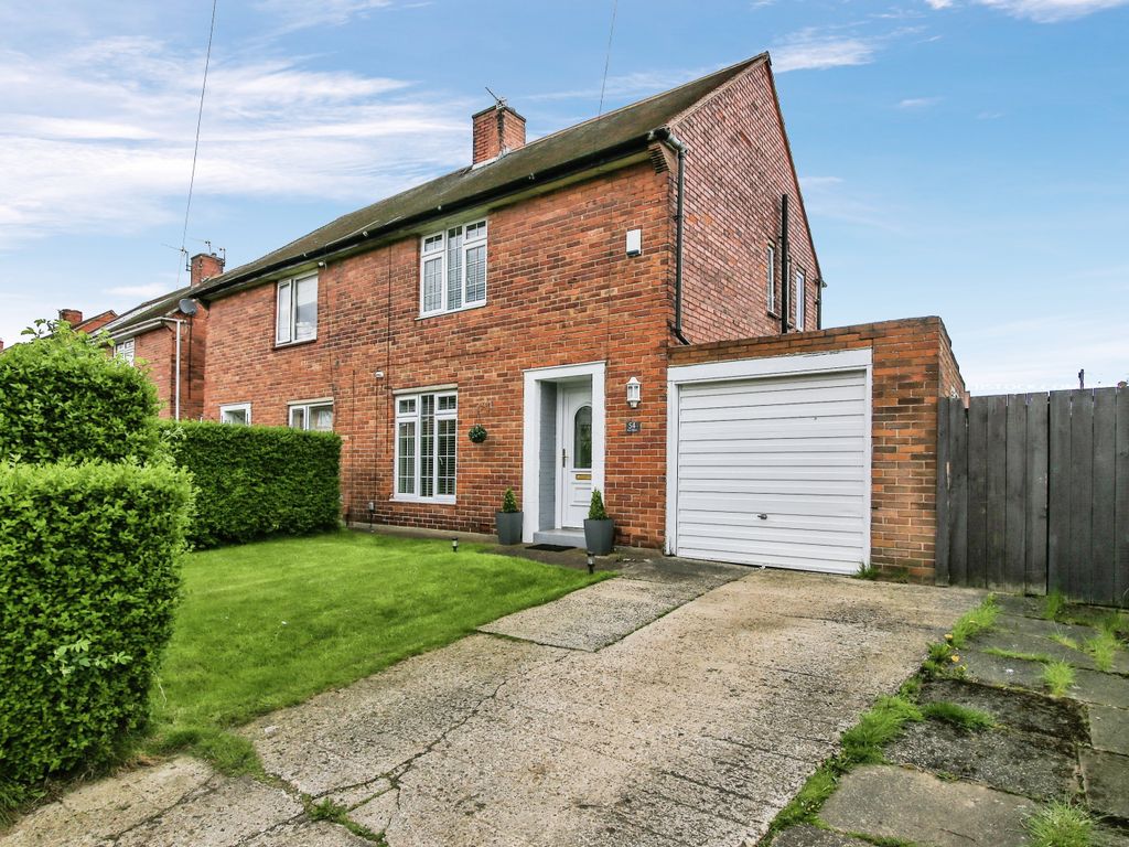 2 bed semidetached house for sale in Wark Avenue, North Shields, Tyne