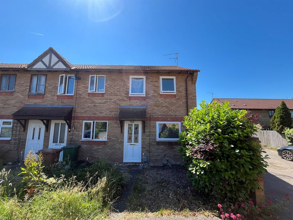 2 bed end terrace house for sale in Whitacre, Peterborough PE1, £