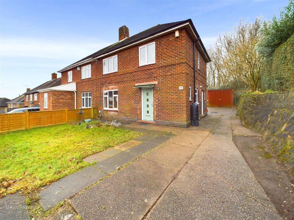 3 bed semidetached house for sale in Holmewood Crescent, Bestwood Park, Nottingham NG5, £