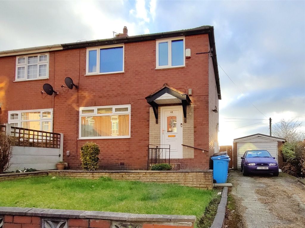 3 bed semidetached house for sale in Top Street, Greenacres, Oldham
