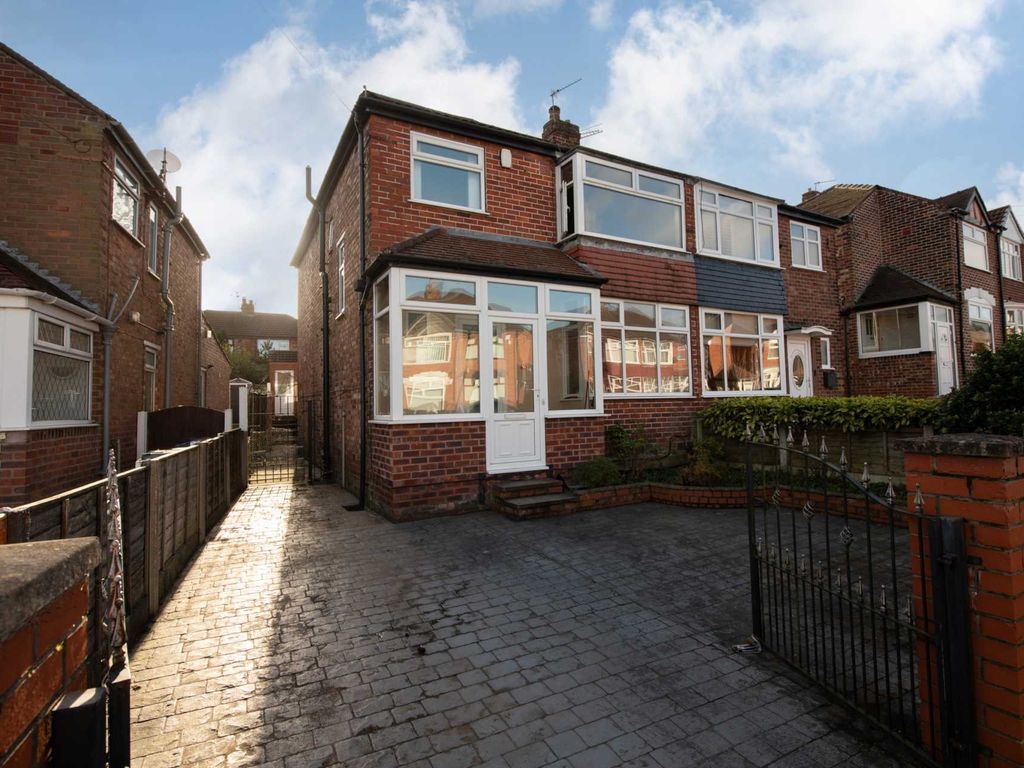 3 bed semidetached house for sale in Dovedale Avenue, Prestwich M25, £325,000 Zoopla