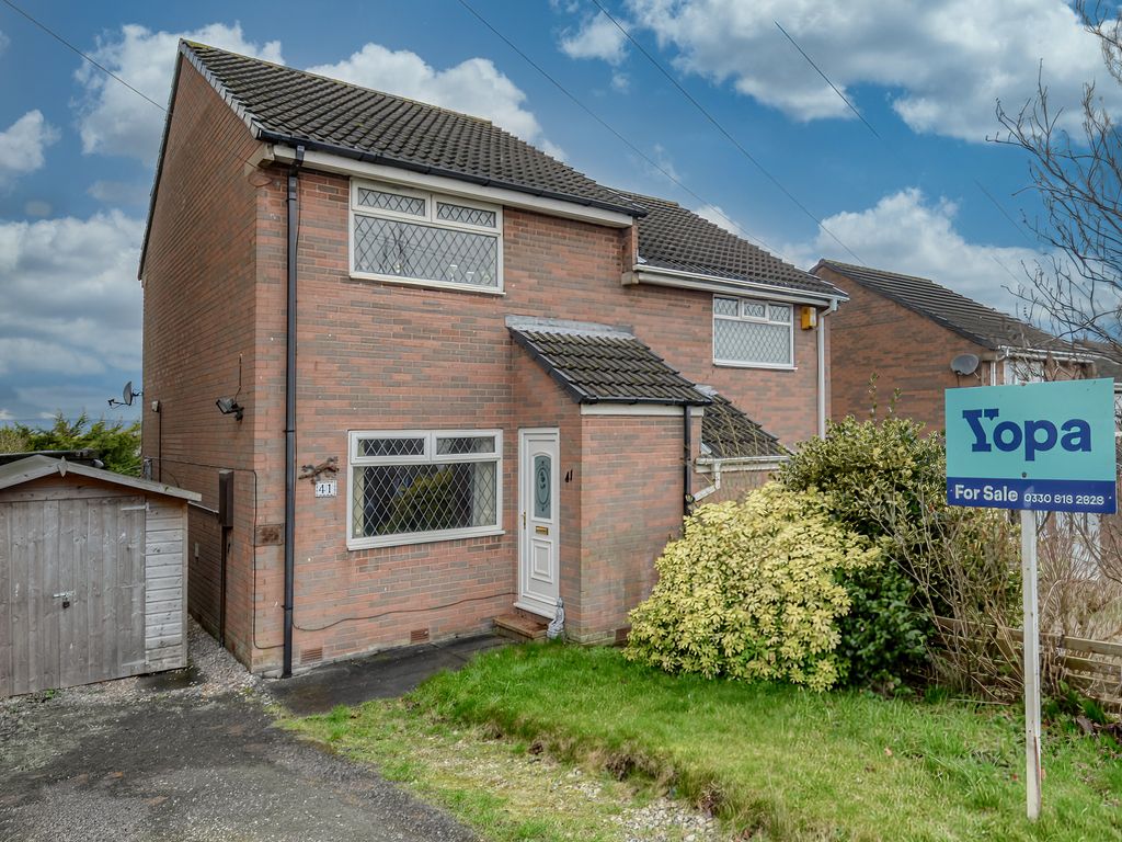 2 bed semidetached house for sale in Dale View Road, Lower Pilsley