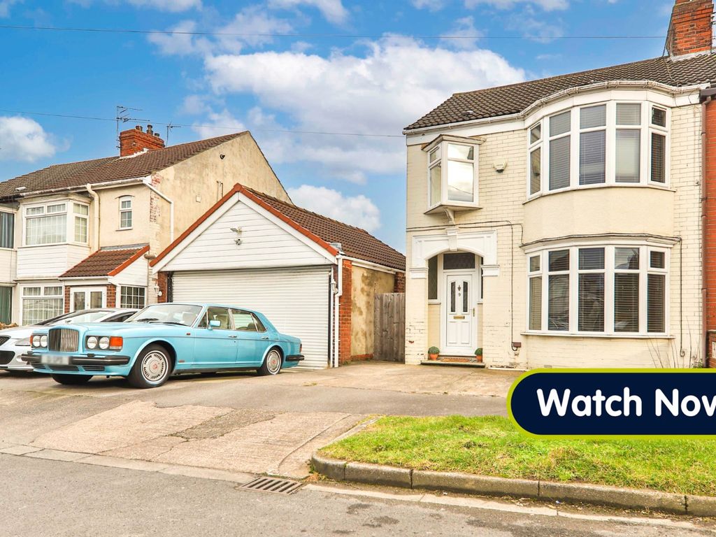 3 bed semidetached house for sale in Clarence Avenue, Ings Road, Hull