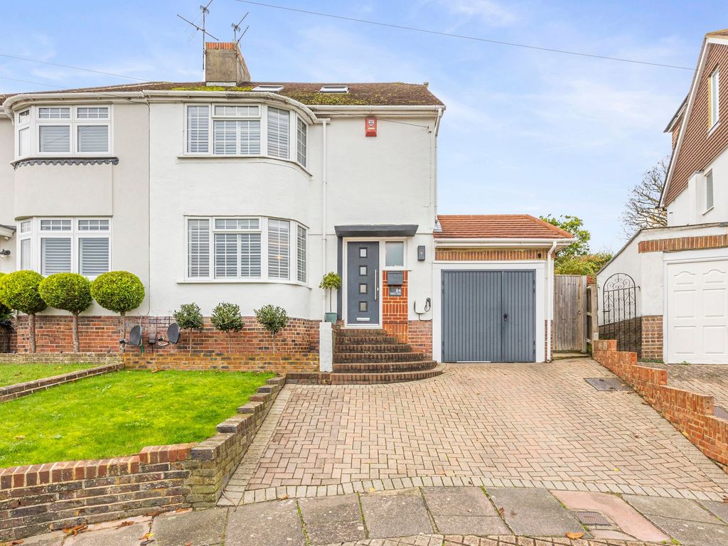 5 bed semidetached house for sale in Overhill Drive, Brighton BN1, £