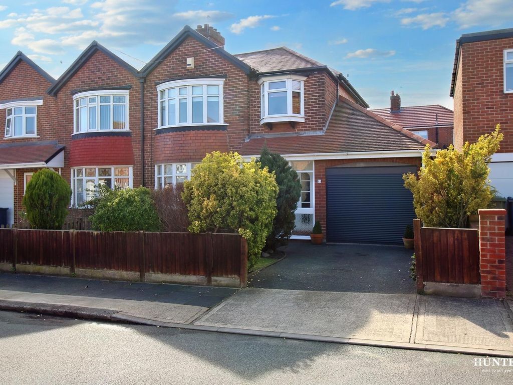 3 bed semidetached house for sale in Grange View, Fulwell, Sunderland