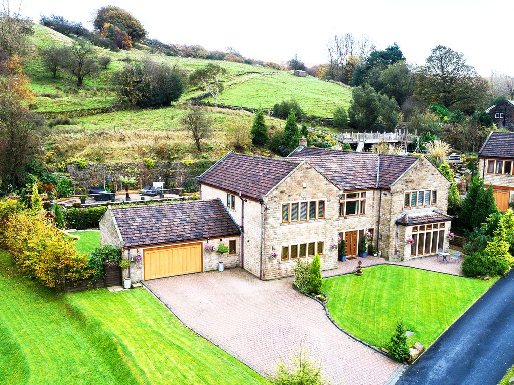 5 bed detached house for sale in Henshaw Woods, Todmorden OL14, £