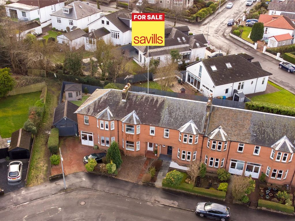 3 bed terraced house for sale in Carrick Crescent, Giffnock, Glasgow