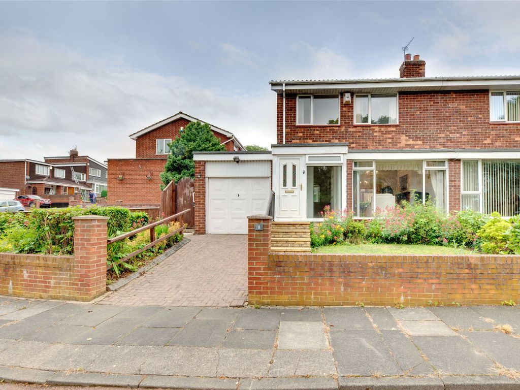 3 bed semidetached house for sale in Cheddar Gardens, Low Fell NE9