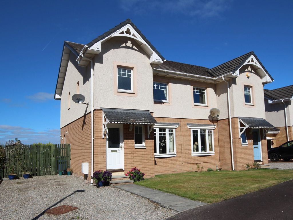 3 bed semidetached house for sale in 34 Moray Park Gardens, Culloden