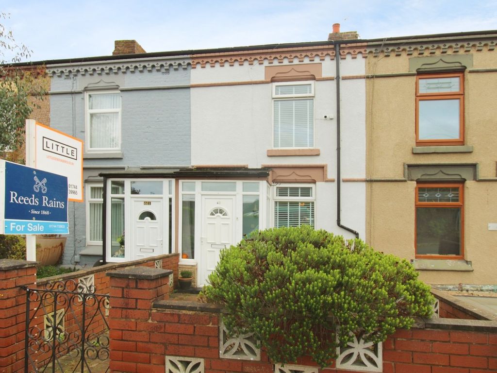 3 bed terraced house for sale in Mercer Street, Burtonwood, Warrington