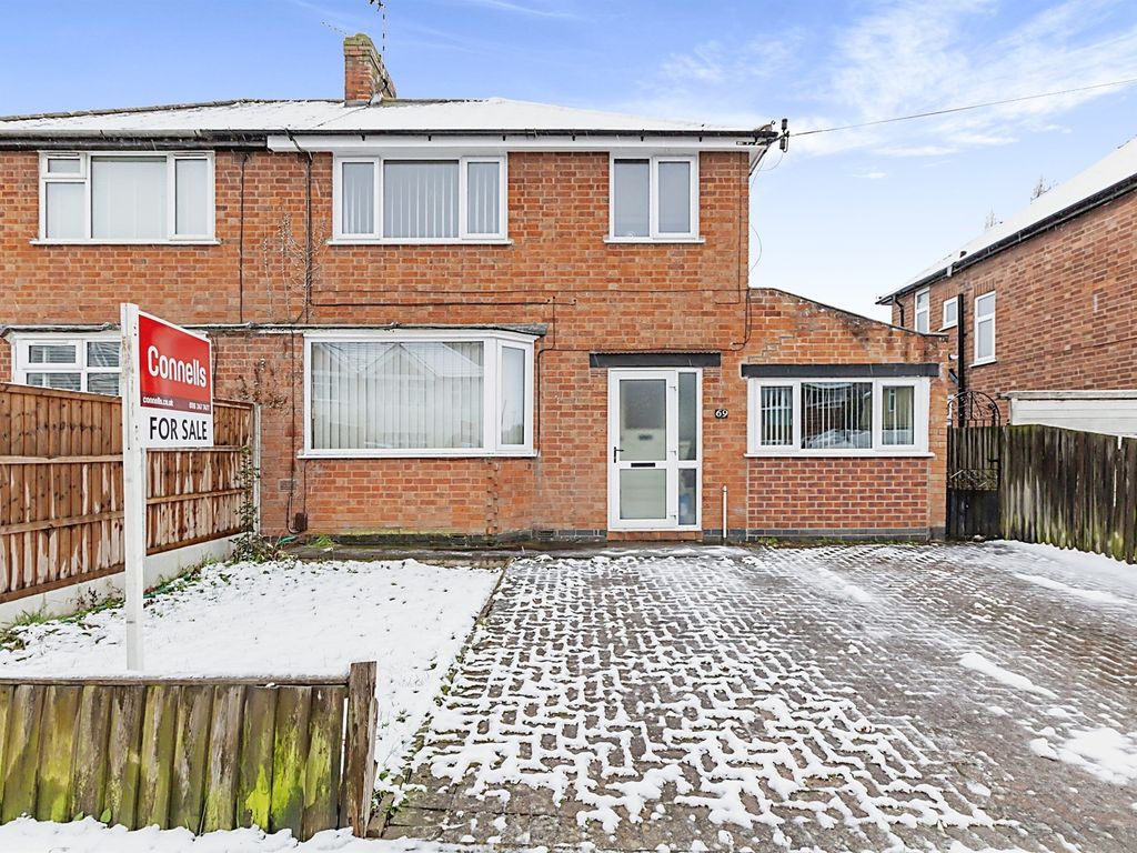 3 bed semidetached house for sale in Grange Drive, Glen Parva, Leicester LE2 Zoopla