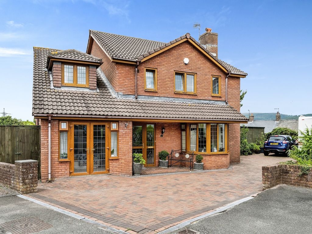5 bed detached house for sale in Clos Masons, Kenfig Hill, Bridgend