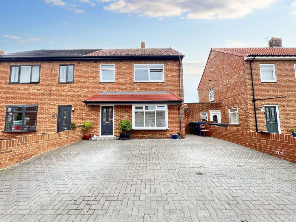 3 bed semidetached house for sale in Felton Avenue, South Shields NE34, £194,995 Zoopla