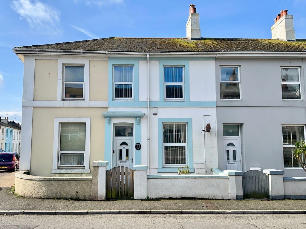 3 bed terraced house for sale in Warbro Road, Torquay TQ1, £237,500
