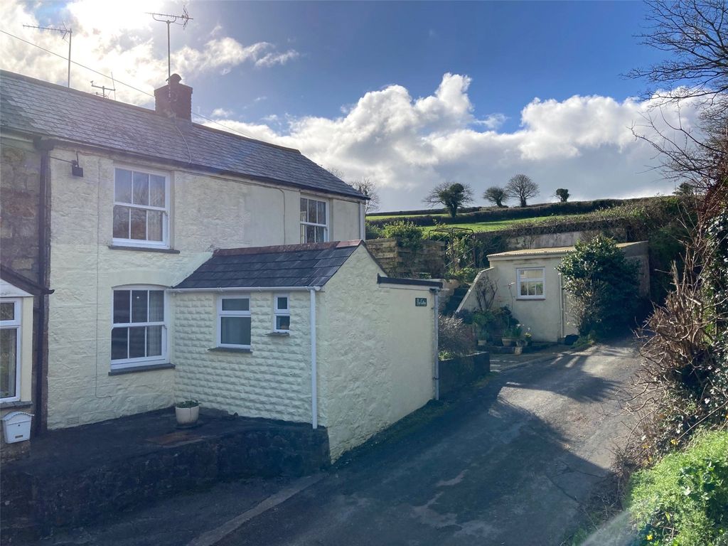 2 bed semidetached house for sale in Polgooth, St. Austell, Cornwall