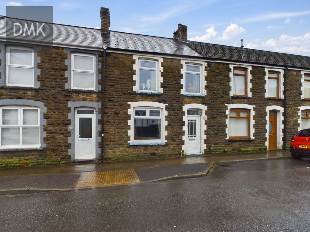 3 bed terraced house for sale in Mill Street, Maesteg CF34, £125,000