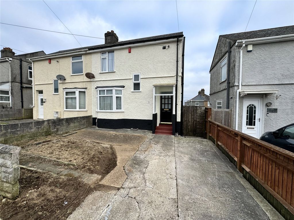 3 bed semidetached house for sale in Queens Road, West Park, Plymouth