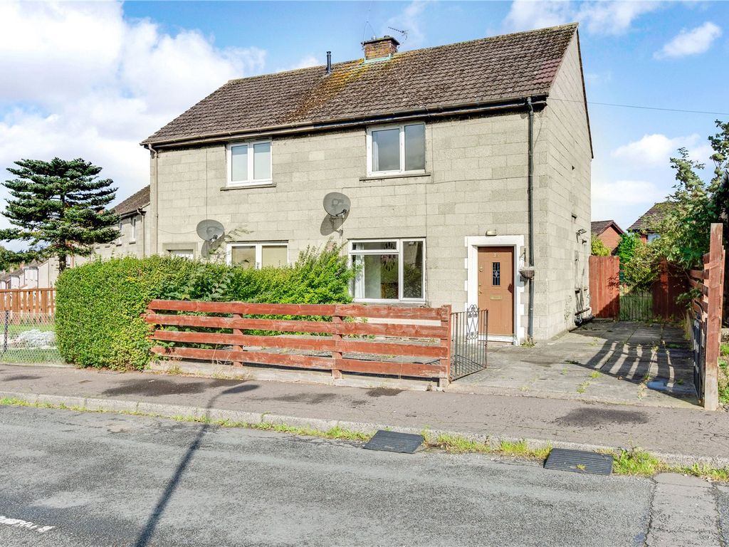 2 bed semidetached house for sale in Calderhall Avenue, East Calder, Livingston EH53, £125,000