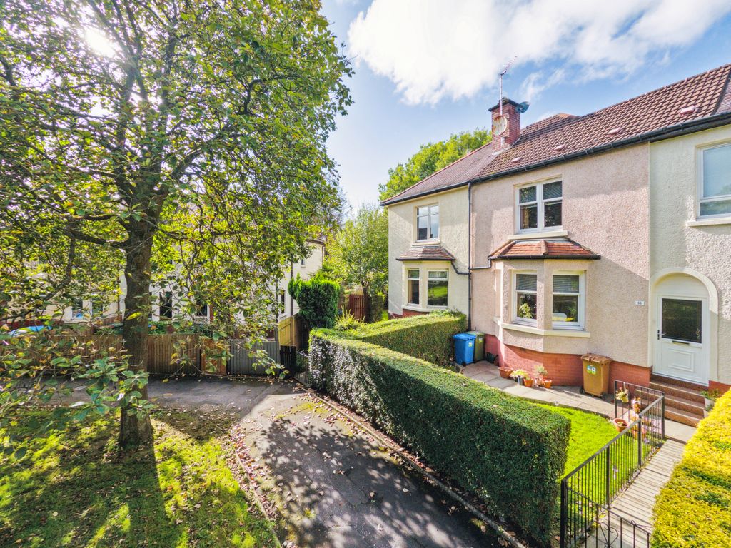 2 bed end terrace house for sale in Kingsway, Glasgow G14, £155,000