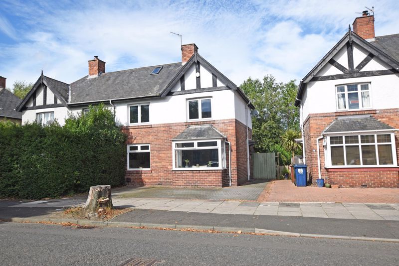 3 bed semidetached house for sale in Hollywood Avenue, Gosforth
