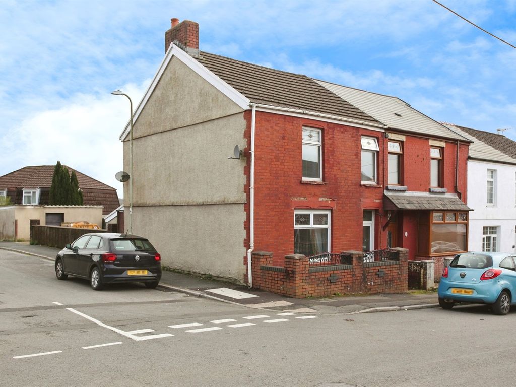 3 bed end terrace house for sale in Duke Street, Maesteg CF34, £150,000