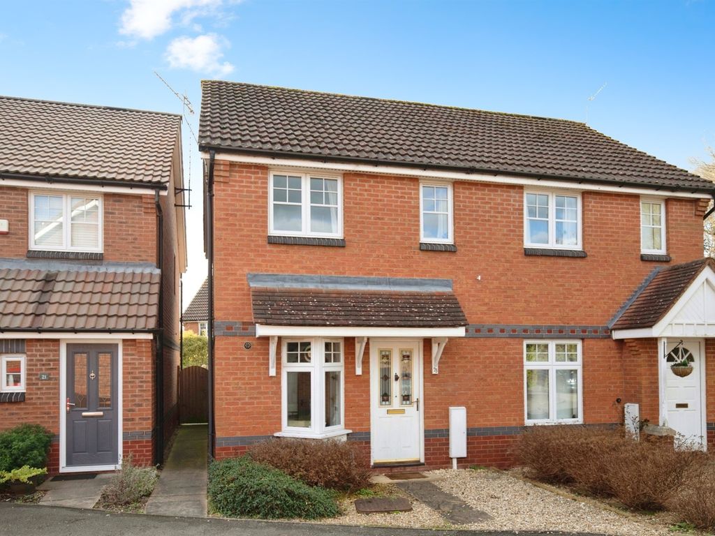 2 bed semidetached house for sale in Woodmill Meadow, Kenilworth CV8