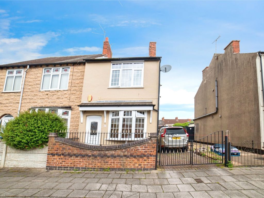 3 bed semidetached house for sale in Bath Street, SuttonInAshfield