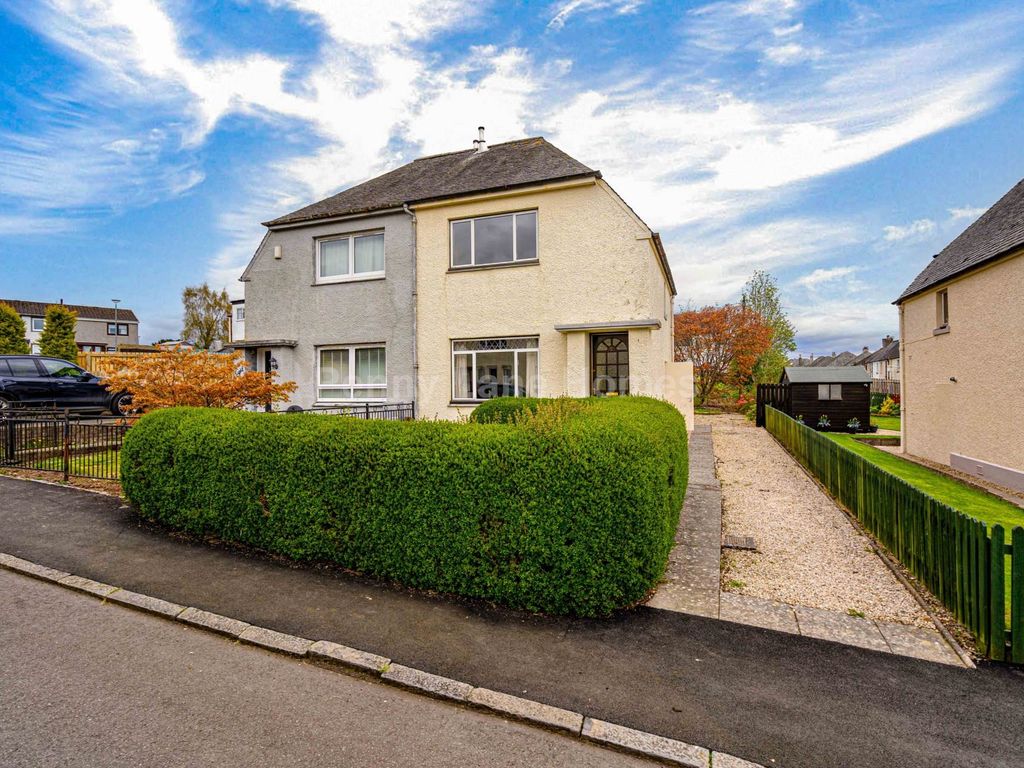 2 bed semidetached house for sale in East Road, Kilbarchan PA10, £