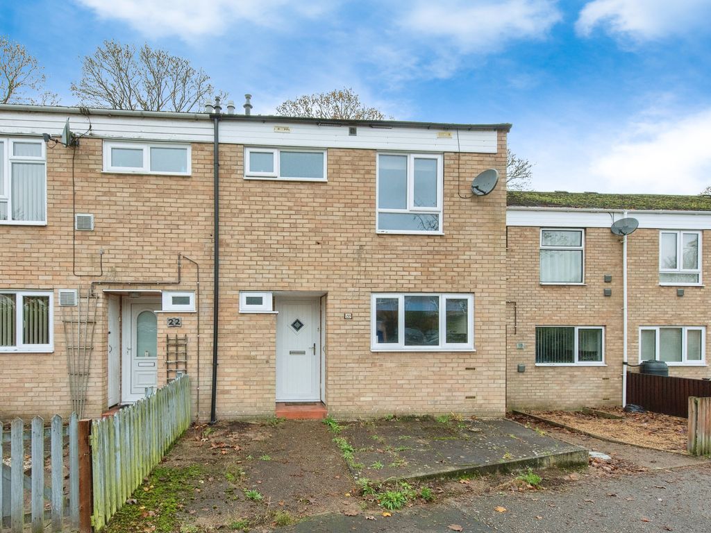 3 bed terraced house for sale in Mount Road, Brandon IP27, £200,000