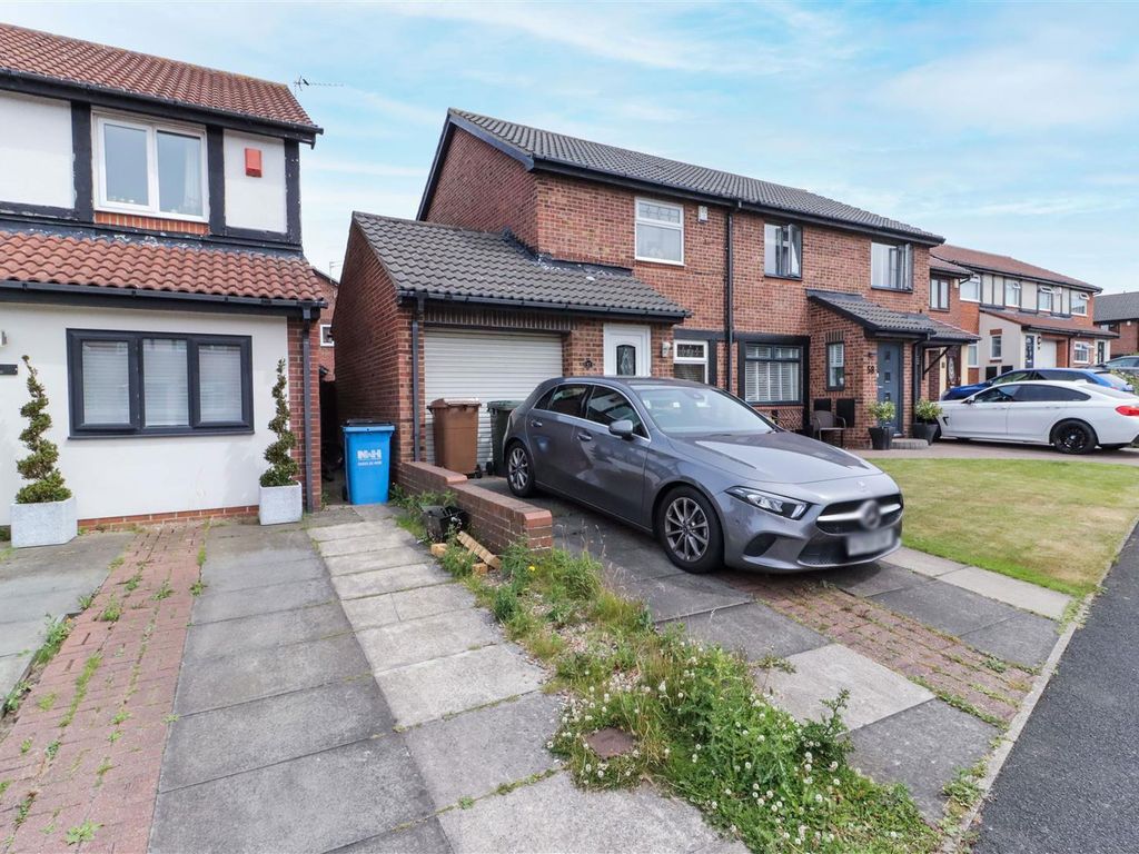 2 bed semidetached house for sale in Edgemount, Killingworth