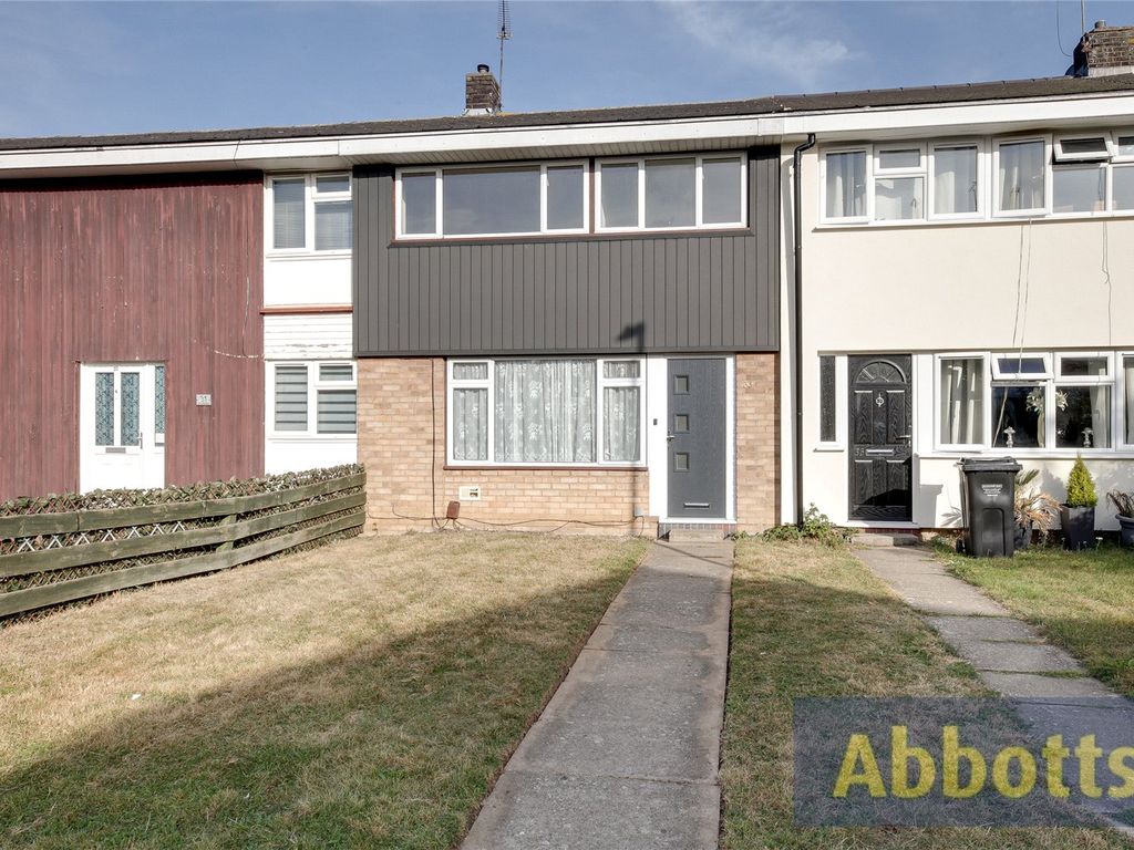 3 bed terraced house for sale in Woolmer Green, Basildon, Essex SS15, £