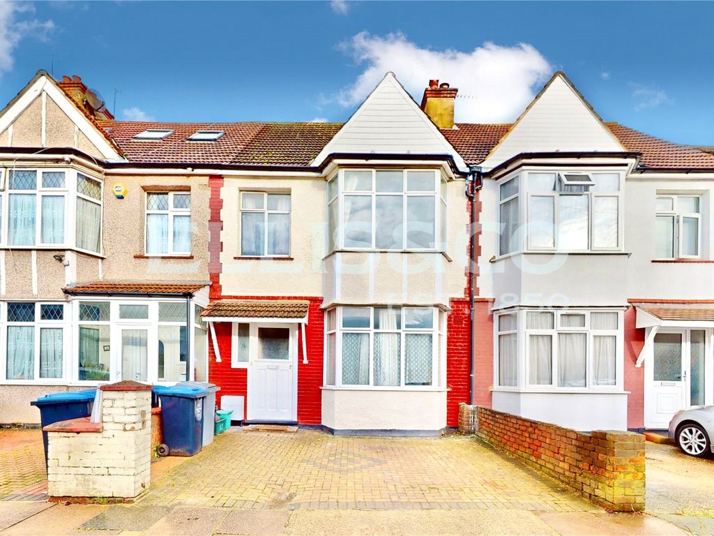 3 bed terraced house for sale in London Road, Wembley HA9, £600,000