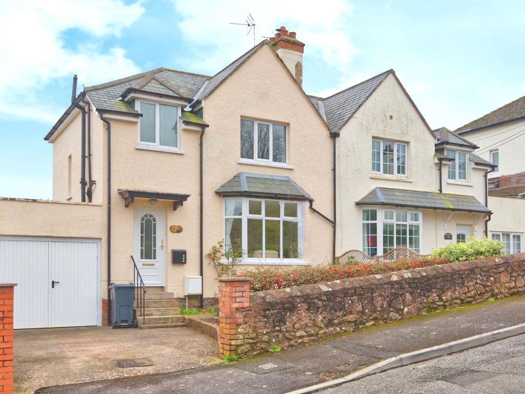 3 bed semidetached house for sale in Hillview Road, Minehead TA24, £