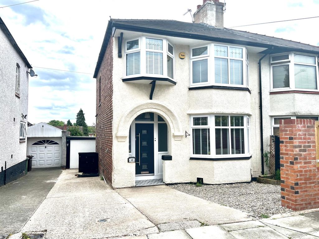 3 bed semi-detached house for sale in Barlow Avenue, Bebington, Wirral ...