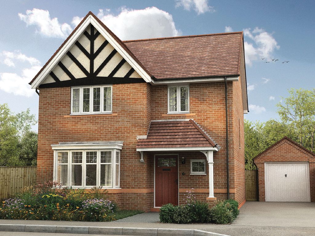 New home, 4 bed detached house for sale in "The Wyatt" at Alcester Road