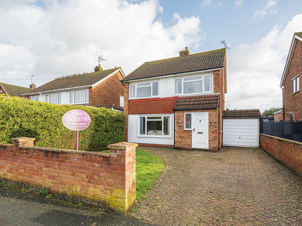 3 bed detached house for sale in Brocks Drive, Fairlands, Guildford
