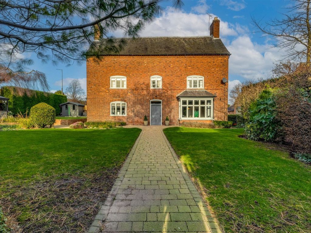 6 bed detached house for sale in The Midway Farmhouse, Burton Road